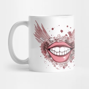 Keep Smiling - Funny Face - Caricature Mug